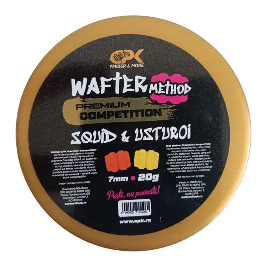Reducere specială Wafters CPK Competition Method, 7mm, 20g, Squid & Usturoi