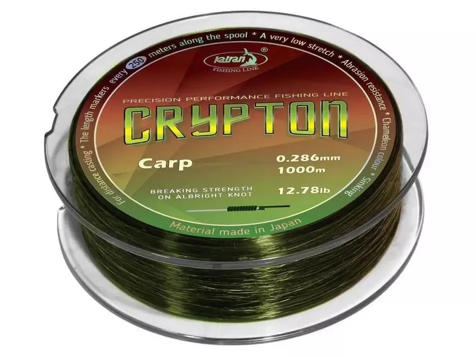 Fir Monofilament Katran Crypton Carp, 750–1000m Chilipir