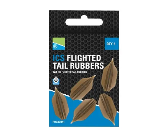Retur gratuit Conuri Preston ICS Flighted Tail Rubbers Method Feeder,5buc/plic