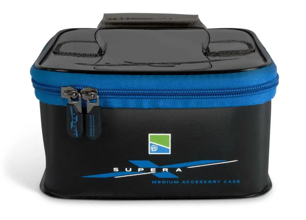 Calitate înaltă Geanta Preston Supera X EVA Medium – Organizator Accesorii Feeder 18x18x9cm