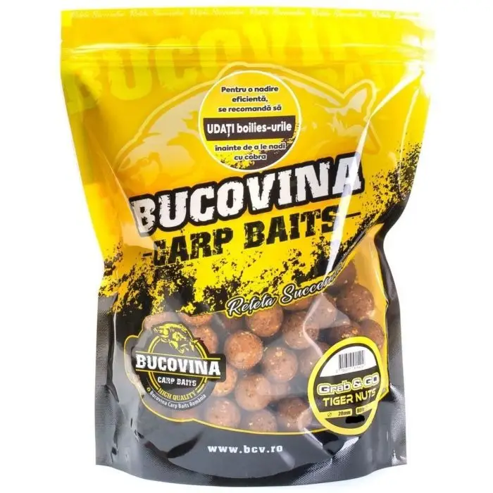 Livrare gratuită Boilies Bucovina Grab&Go, Solubile, 20mm, 800g