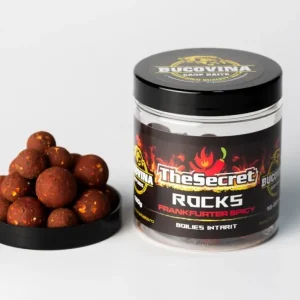 Lichidare de stoc Boilies Tare de Carlig Bucovina Baits Rocks, 16/20mm, 150g - boilies intarit