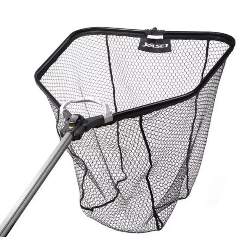 Minciog Shimano Yasei Foldable Rubber Net Large, 185cm, 80x70cm Livrare gratuită