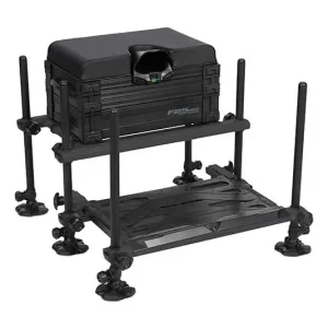 Scaun Modular Pescuit Matrix F25 Pro Seatbox Black Edition Expediere rapidă