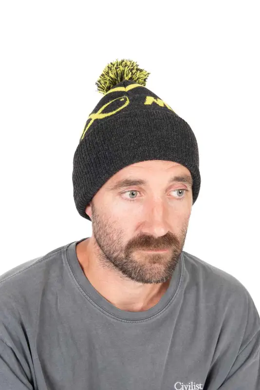 Plată securizată Fes Matrix Lime & Grey Bobble Hat
