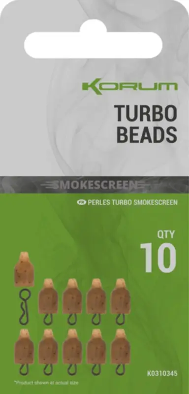 Livrare rapidă Conector Rapid Korum Smokescreen Turbo Bead, 10buc/plic