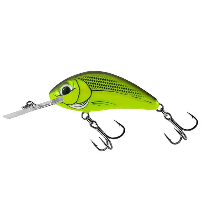 Vobler Salmo Rattlin Hornet Floating, Chartreuse, 5.5cm Disponibil imediat