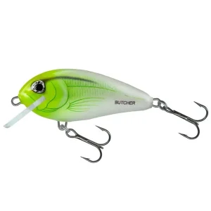 Retur ușor Vobler Salmo Butcher Sinking, 5cm 7g, White Flash Yellow