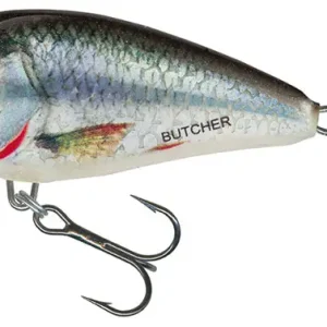 Plată sigură Vobler Salmo Butcher Sinking, 5cm 7g, Holographic Real Dace