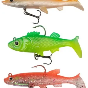 Mai ieftin Pachet Swimbait Zebco Zander Lure Pack, Fluoro, 10cm, 3buc/pachet