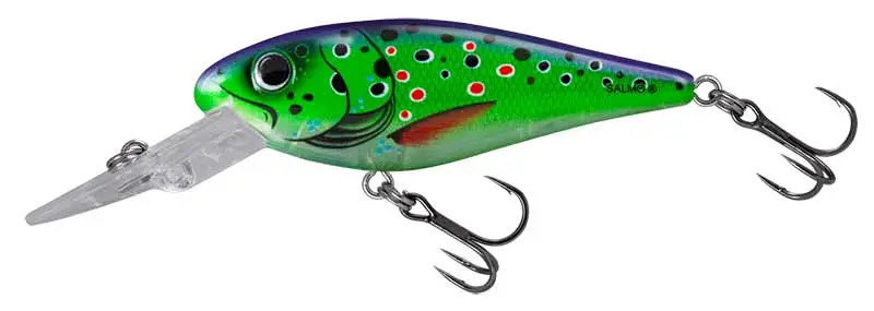 Chilipir Vobler Salmo Rattlin Executor Floating, Clear Purple Trout, 7cm
