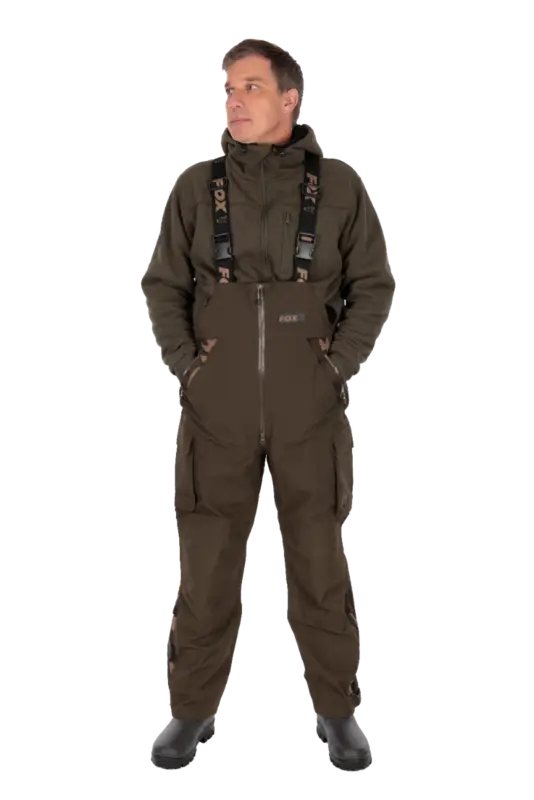 Expediere rapidă Pantaloni Lungi tip Salopeta FOX RS25K Salopettes, Khaki