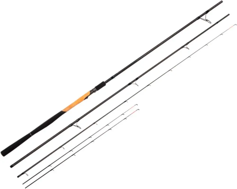 Disponibil imediat Lanseta Preston Supera X Distance Feeder, 3.80m, 80g, 3+3buc