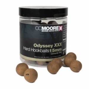 Ultima șansă Boilies Tari de Carlig CC Moore Odyssey XXX Hard Hookbaits, 15mm 50buc/borcan