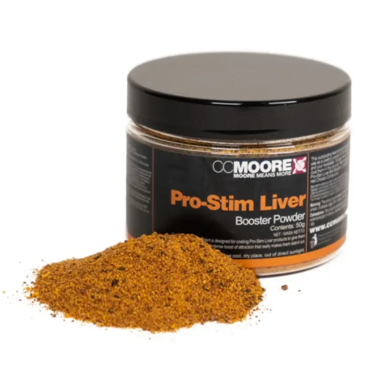 Reducere extra Aditiv Pudra CC Moore Pro-Stim Liver Bait Booster Powder, 50g