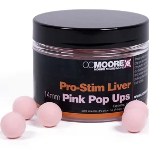 Pop-Up CC Moore Pro-Stim Liver, 14mm, 45buc/borcan, Roz Livrare expres