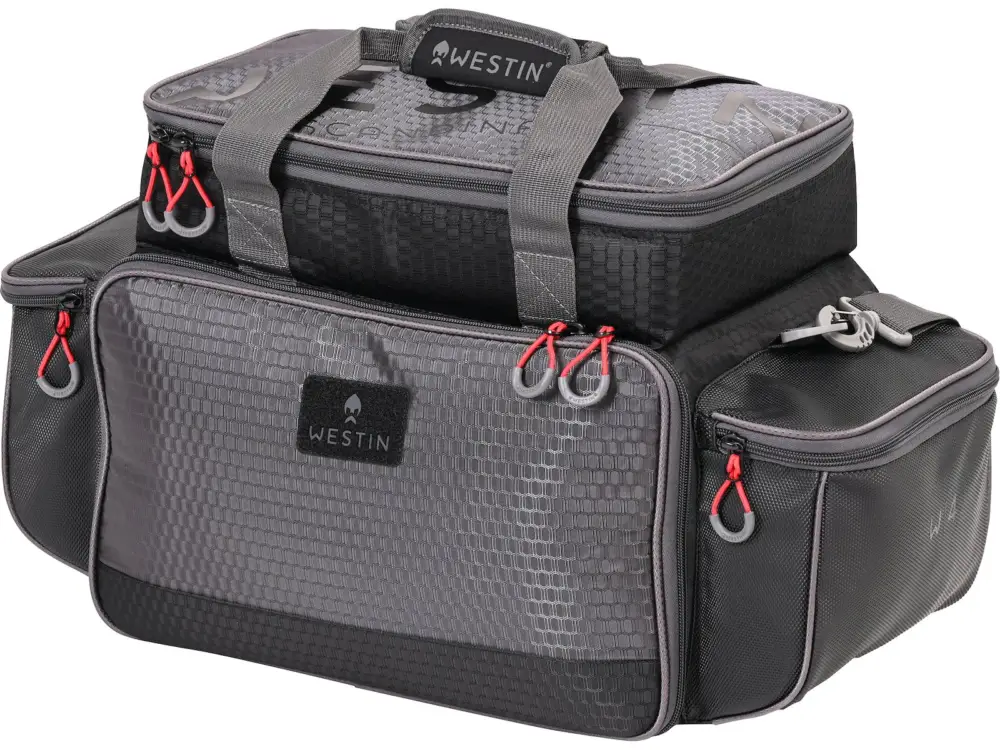 Geanta Accesorii Westin W4 P&T Master Bag + 5 Cutii, Large, Titanium Black, 57x25x31cm Livrare gratuită