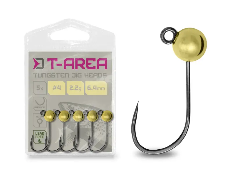 Jig Tungsten Delphin T-AREA BL, 5 buc - Auriu Super ofertă