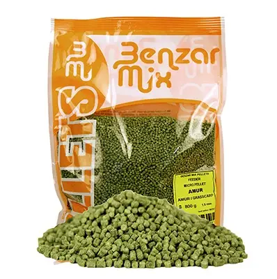 Micropelete Benzar Mix Feeder Micro Pellet, 3.5mm, 800g, Amur Disponibil imediat