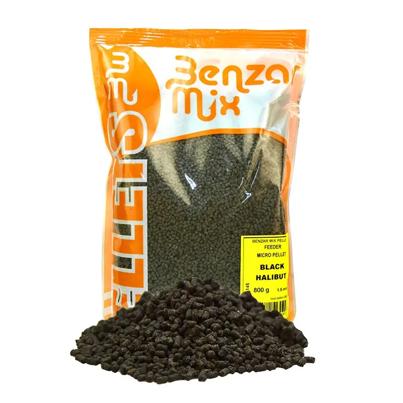 Micropelete Benzar Mix Feeder Micro Pellet, 3.5mm, 800g, Black Halibut Cel mai bun preț