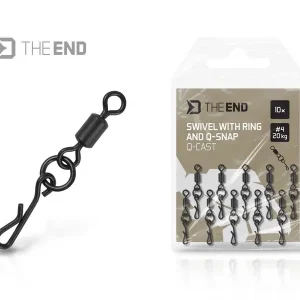 Agrafe rapide Delphin TheEND Q-Cast Swivel Ring and Q-Snap, Nr.4/20kg,10buc/plic Comandă acum