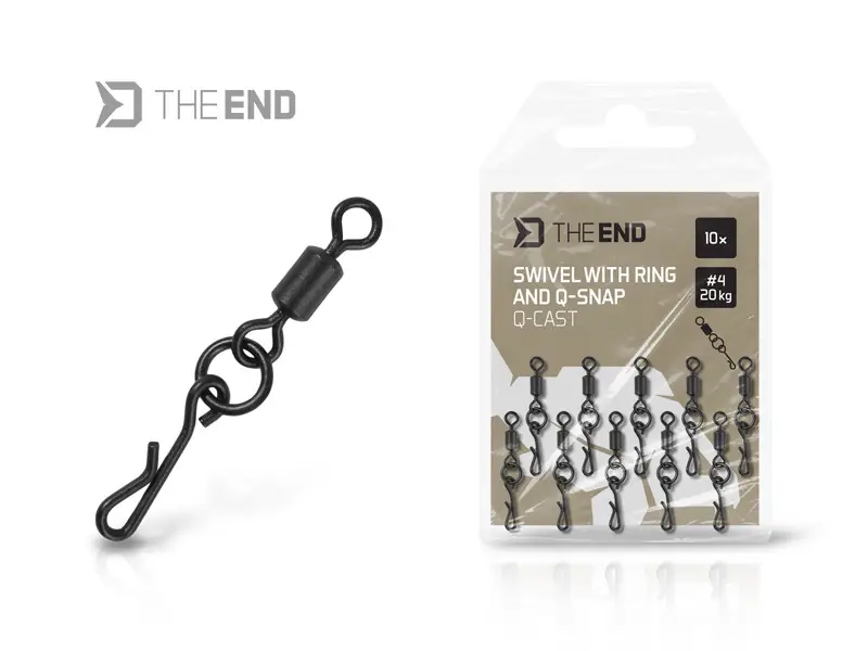 Agrafe rapide Delphin TheEND Q-Cast Swivel Ring and Q-Snap, Nr.4/20kg,10buc/plic Comandă acum
