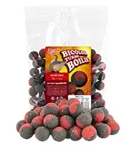 Chilipir Boilies de Carlig Benzar Mix Turbo Bicolor, 20mm, 250g, Usturoi Halibut