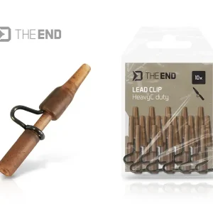 Calitate înaltă Clipsuri plumb pierdut Delphin HeavyC Duty The End,10buc/plic