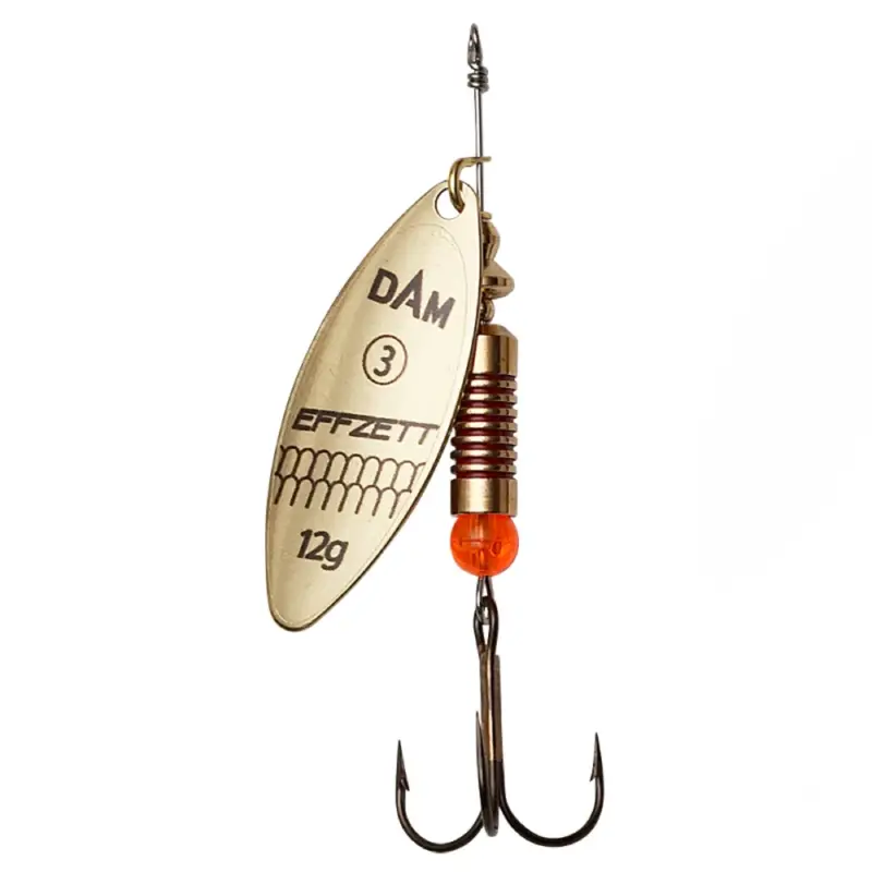 Nu rata Lingurita Dam Predator Spinner, Gold, nr.1, 4g