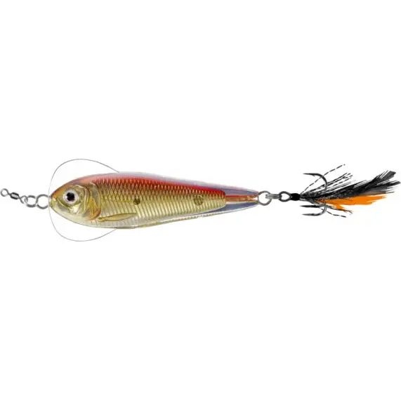 Lingurita Livetarget Flutter Shad, Gold Red Ofertă specială