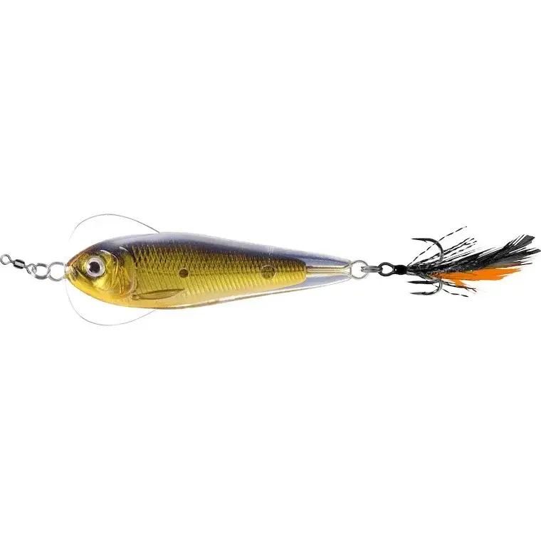 Reducere extra Lingura oscilanta LiveTarget Flutter Shad, Gold Black, 5cm, 11g