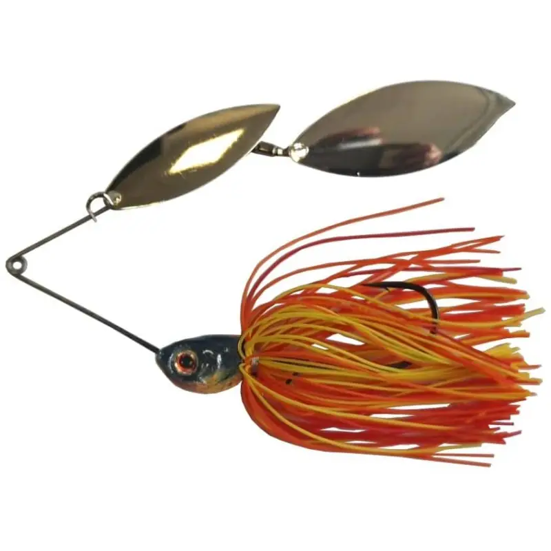 Spinnerbait Berti Gigant Salcie Salcie, Orange Rosu Chartreuse, 17g Cumpărături sigure