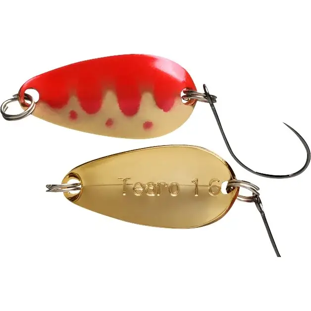 Preferatul clienților Lingurita oscilanta Jackall Tearo, Red & Gold Yamame, 2.2cm, 1.6g