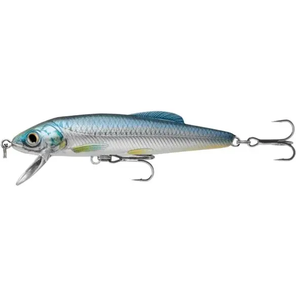 Vobler LiveTarget Minnow Jerkbait, Silver Blue, 6cm, 3.5g Promoție