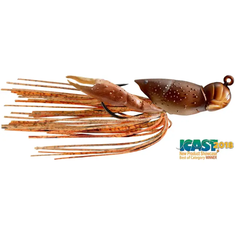 Naluca LiveTarget Hollow Body Craw, Natural Brown, 4.5cm, 14g Ofertă specială