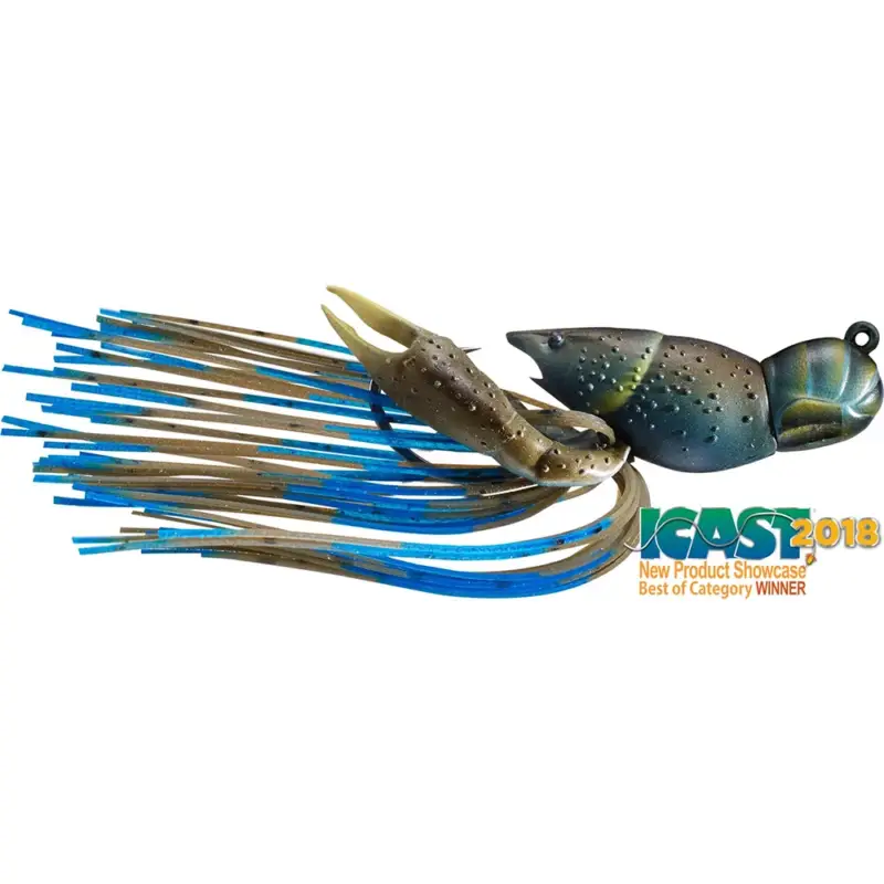 Naluca LiveTarget Hollow Body Craw, Mud Blue, 4.5cm, 14g Ofertă