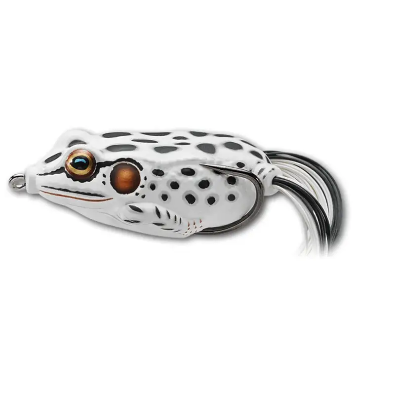 Cumpără acum Vobler LiveTarget Hollow Body Frog, Albino White, 6.5cm, 21g