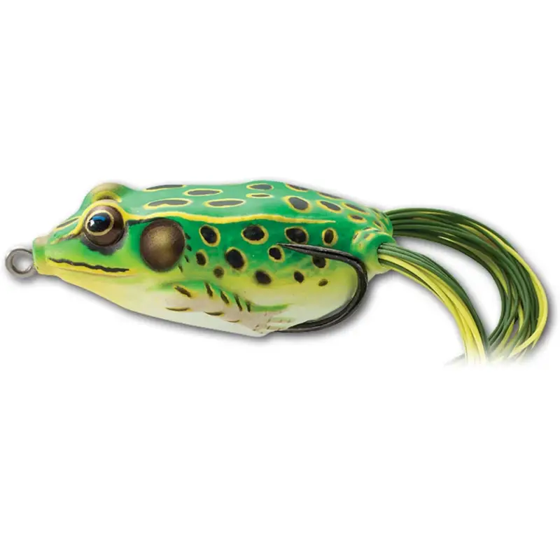 Vobler LiveTarget Hollow Body Frog, Floro Green Yellow, 6.5cm, 21g Doar azi