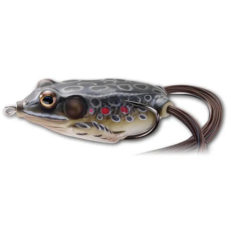 Nu rata Vobler LiveTarget Hollow Body Frog, Brown Black, 5.5cm, 18g