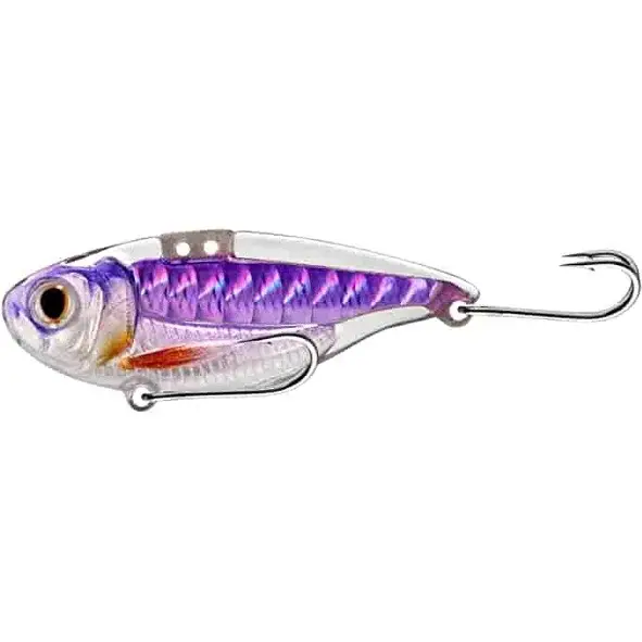 Livrare expres Cicada LiveTarget Sonic Shad Blade Bait, Violet Black Back, 5cm, 10g