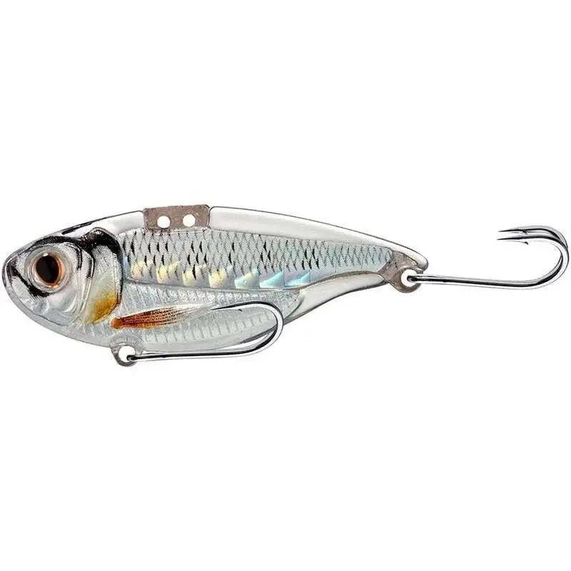 Cicada LiveTarget Sonic Shad Blade Bait, Silver Pearl, 5.5cm, 14g Retur ușor