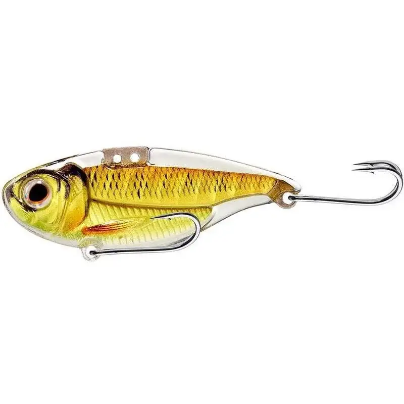 Retur ușor Cicada LiveTarget Sonic Shad Blade Bait, Gold Pumpkin, 5.5cm, 14g