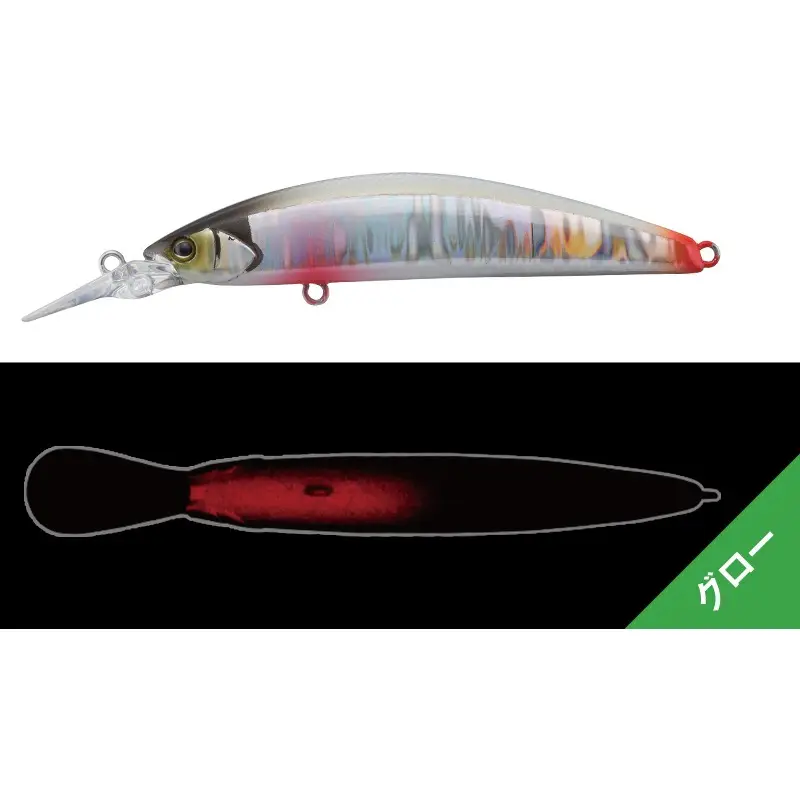 Reducere extra Vobler Jackall Tricoroll GT 56SR-F, Ecchu Ukimizu White Back