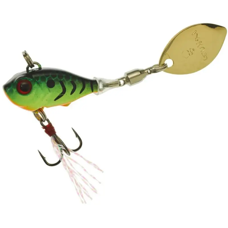 Reducere de preț Spinner Gunki Shocker VIB, Mat Fire Tiger, 2.2cm, 5.95g
