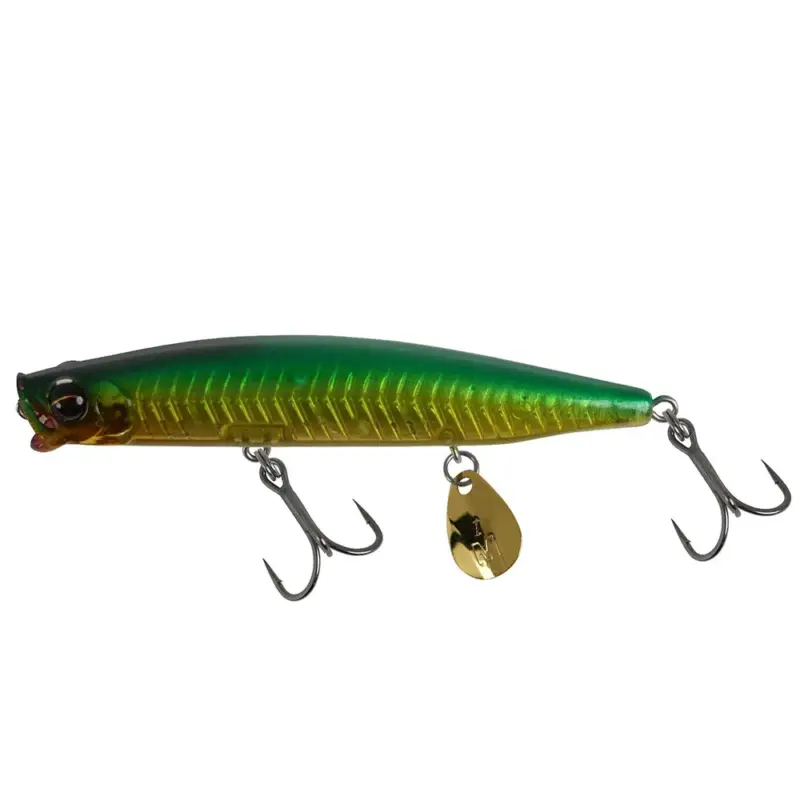 Vobler Mustad Vertebrata Sinking Pencil, Green Gold, 9.3cm, 16g Lichidare de stoc