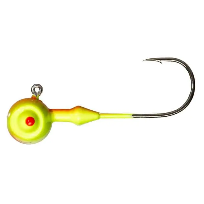 Bestseller Jig Gunki Foot, Orange Fluo Yellow, nr.3/0, 7g, 3buc