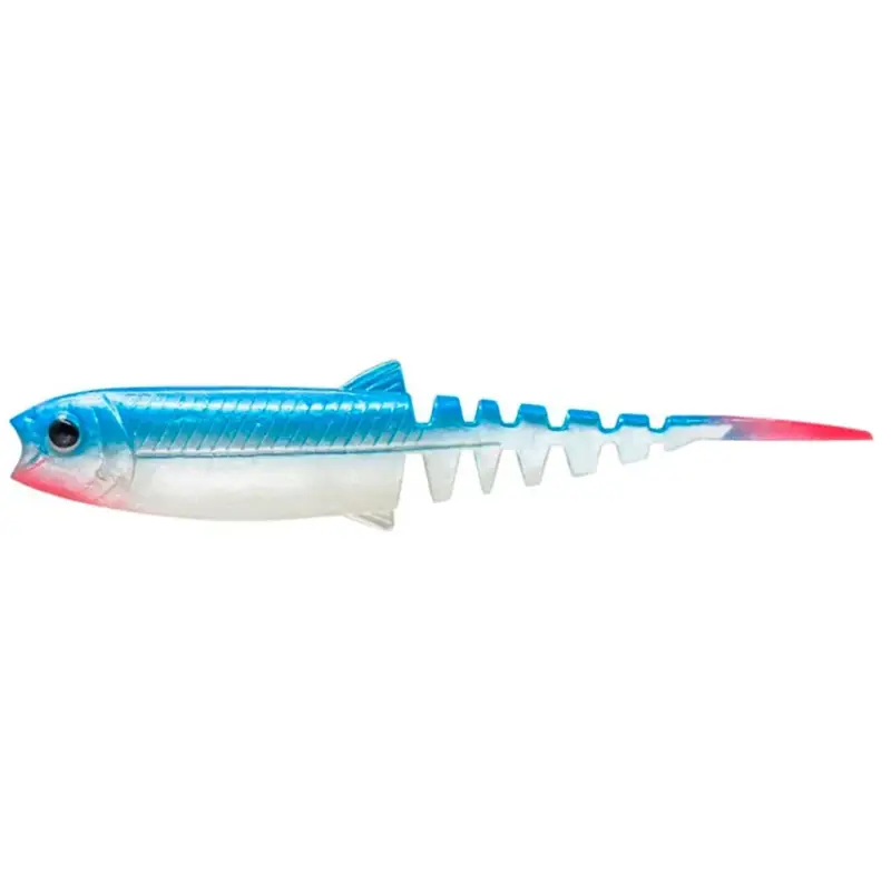 Shad Savage Gear Cannibal Minnow V-Tail, Blue Pearl, 10cm, 6.5g, 4buc Retur ușor