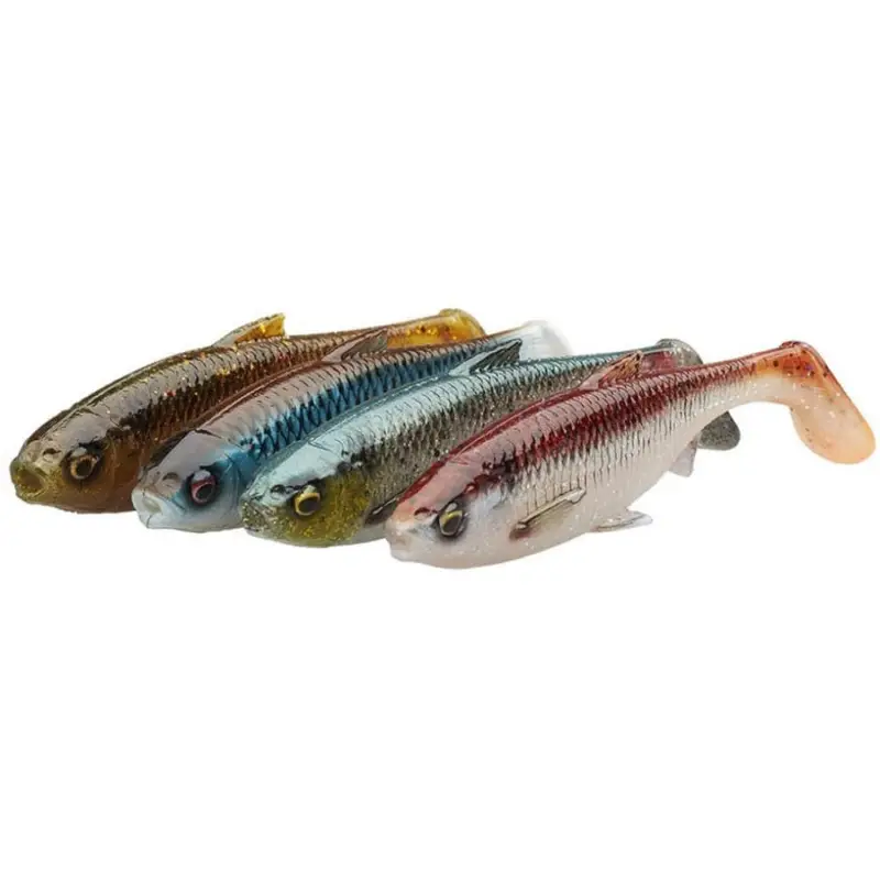 Shad Savage Gear 3D River Roach, Clear Water Mix, 8cm, 5g, 4buc Retur ușor