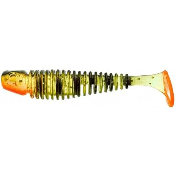 Ofertă limitată Shad Gunki Tipsy SXL, Ghost Stripe Perch, 7.6cm, 4.1g, 6buc