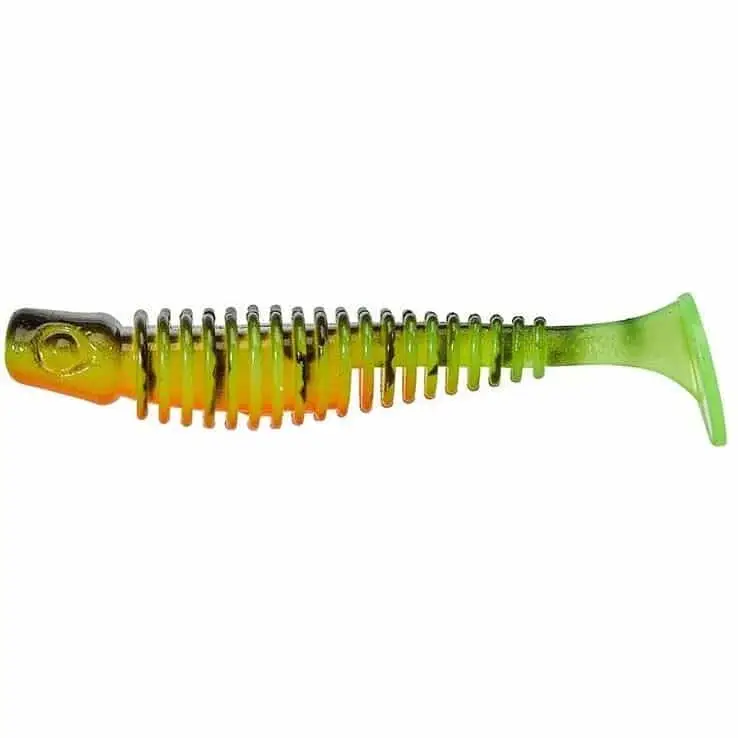 Shad Gunki Tipsy SXL, Fire Tiger, 7.6cm, 4.1g, 6buc Ieftin
